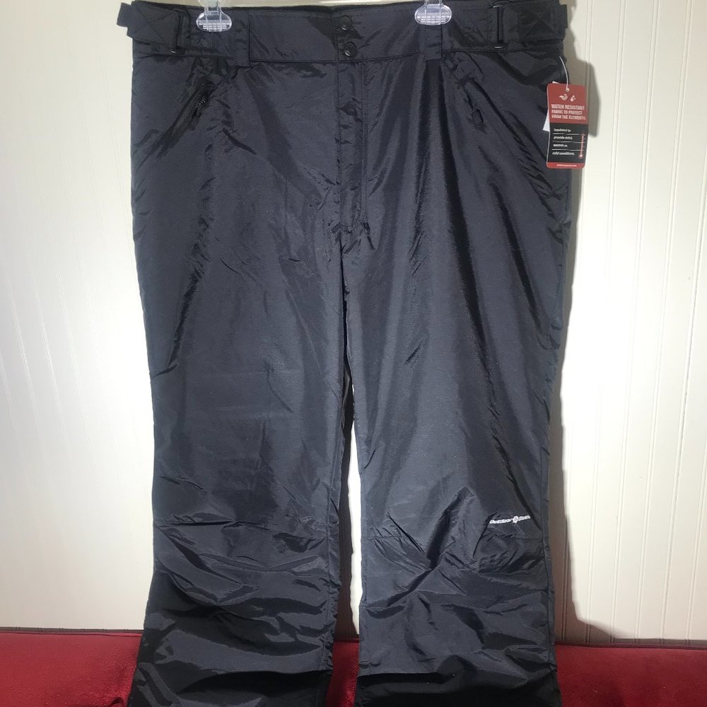 NWT!  Men's Ski Snowboarding Black Pants XL